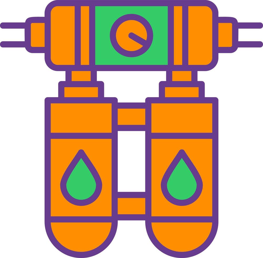 conception d'icône créative de filtre à eau vecteur