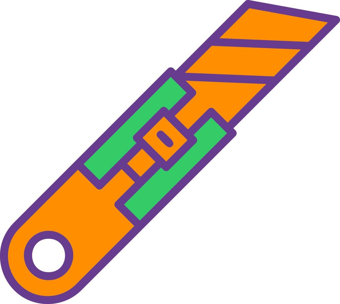 conception d'icône créative de coupeur vecteur