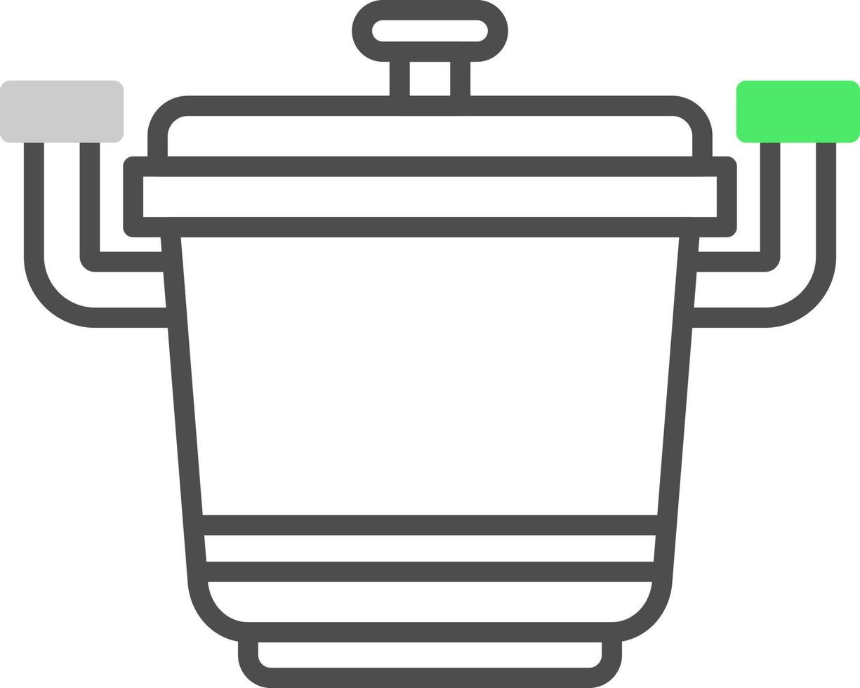 conception d'icône créative de pot vecteur
