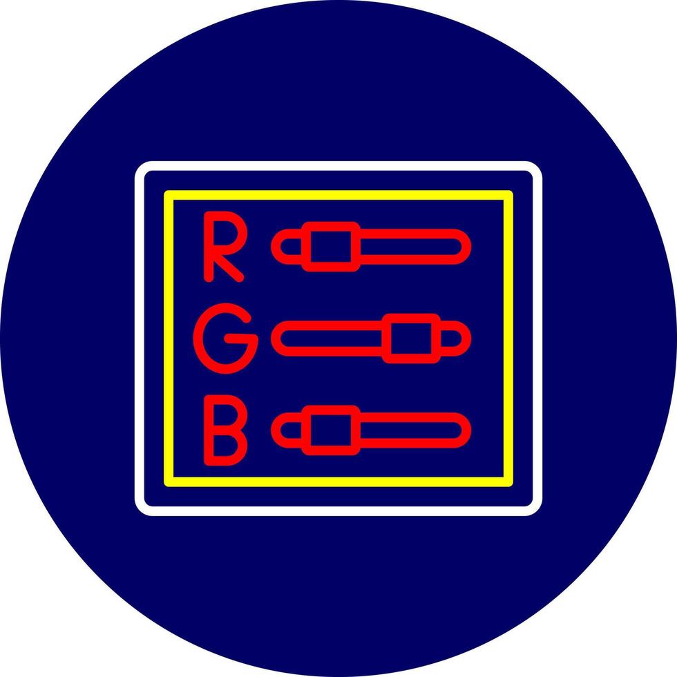 conception d'icône créative rvb vecteur