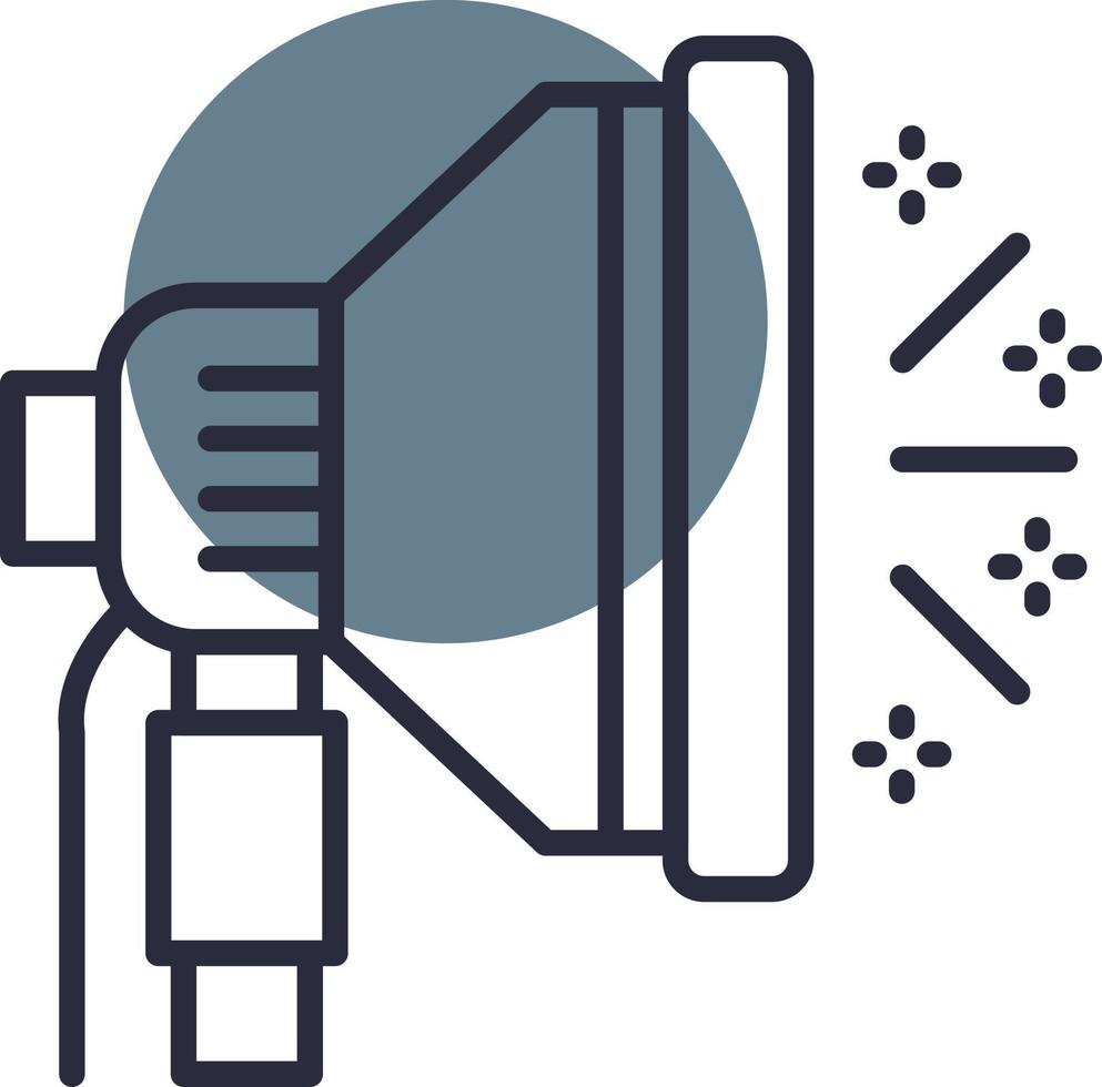 conception d'icône créative réflecteur vecteur