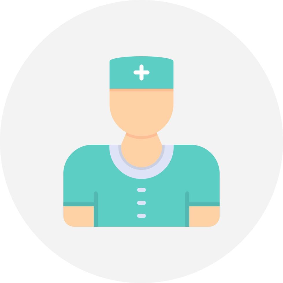 conception d'icône créative infirmière vecteur