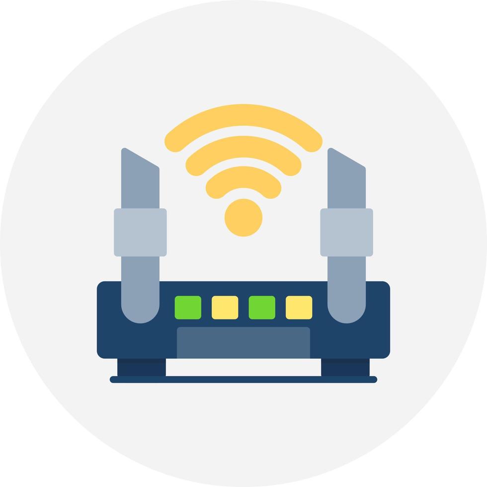 conception d'icône créative de routeur wifi vecteur