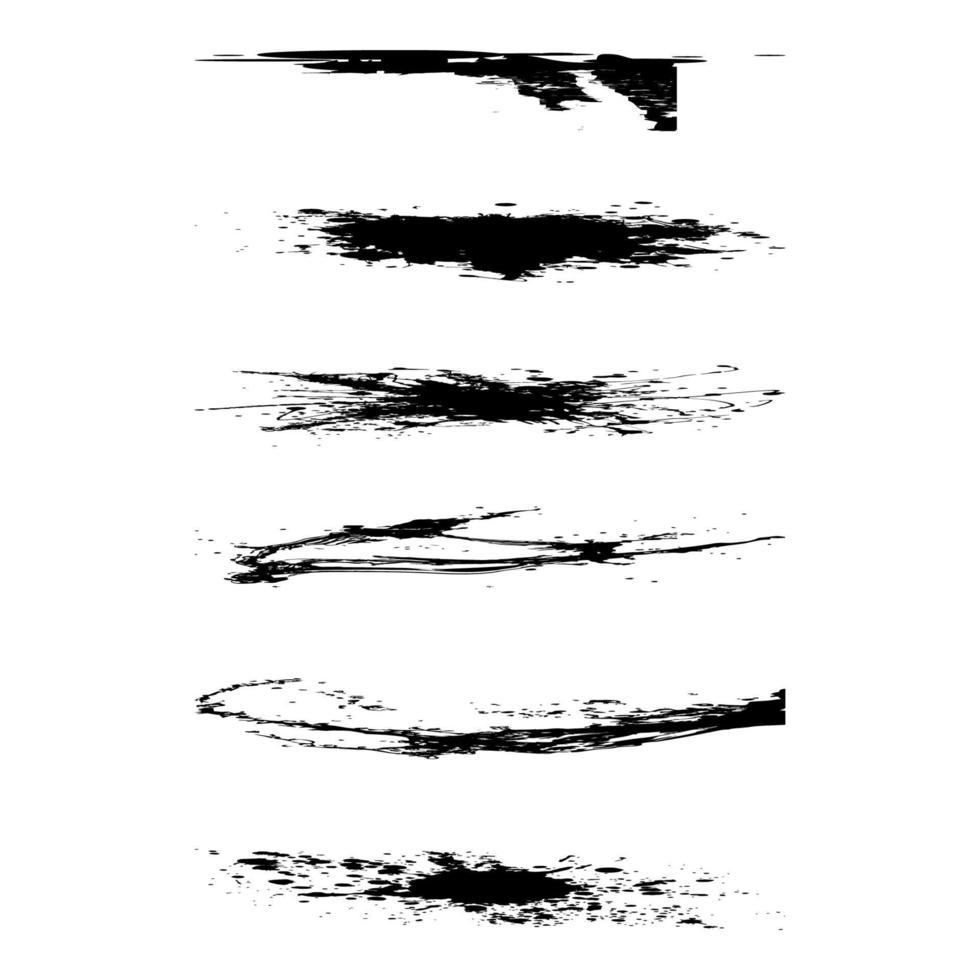 conception de vecteur d'éclaboussures de peinture avec pinceau