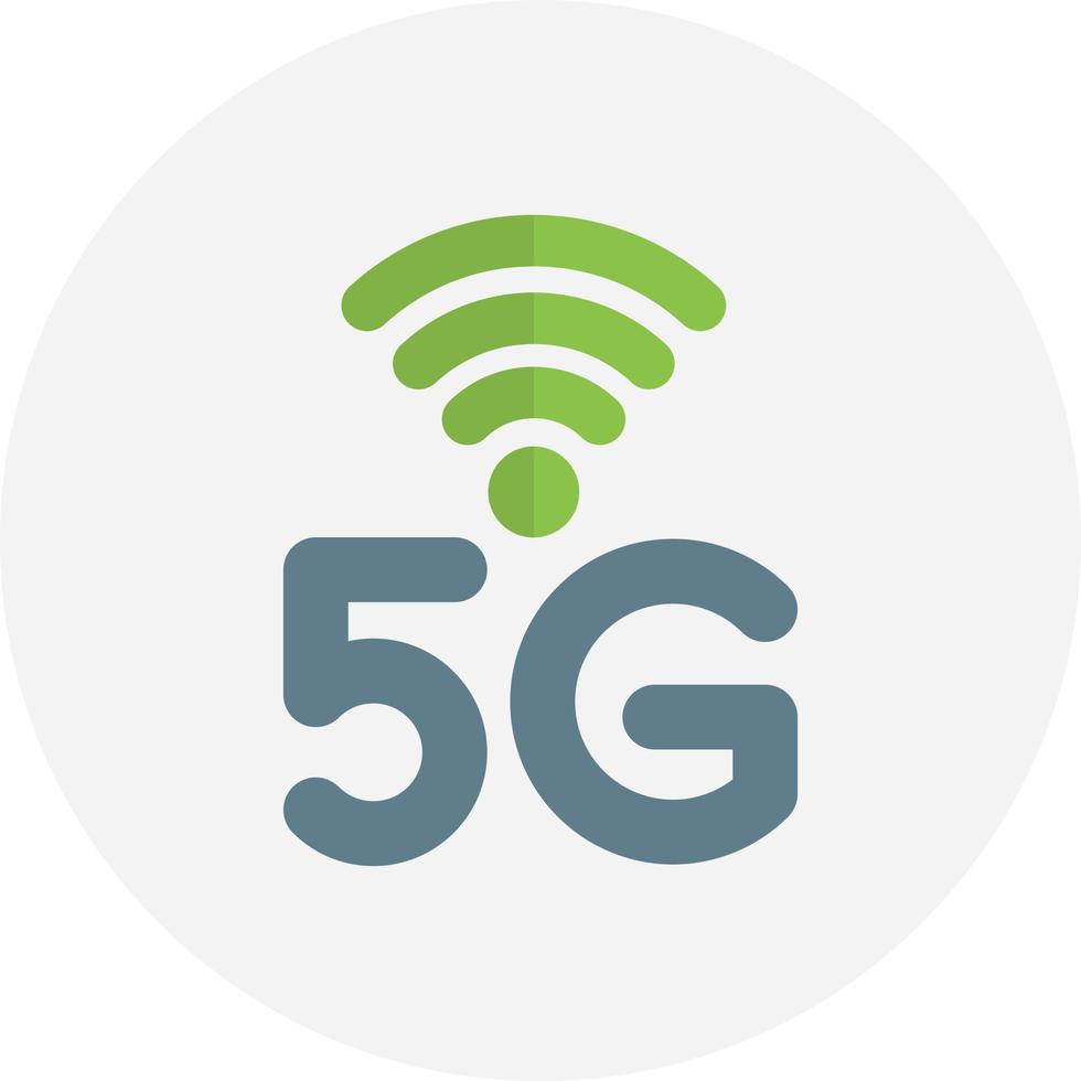 conception d'icônes créatives 5g vecteur