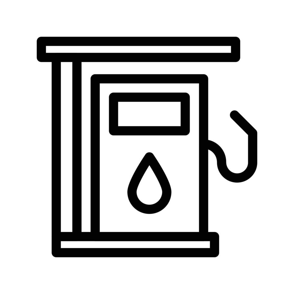 illustration vectorielle de pompe à essence sur fond.symboles de qualité premium.icônes vectorielles pour le concept et la conception graphique. vecteur