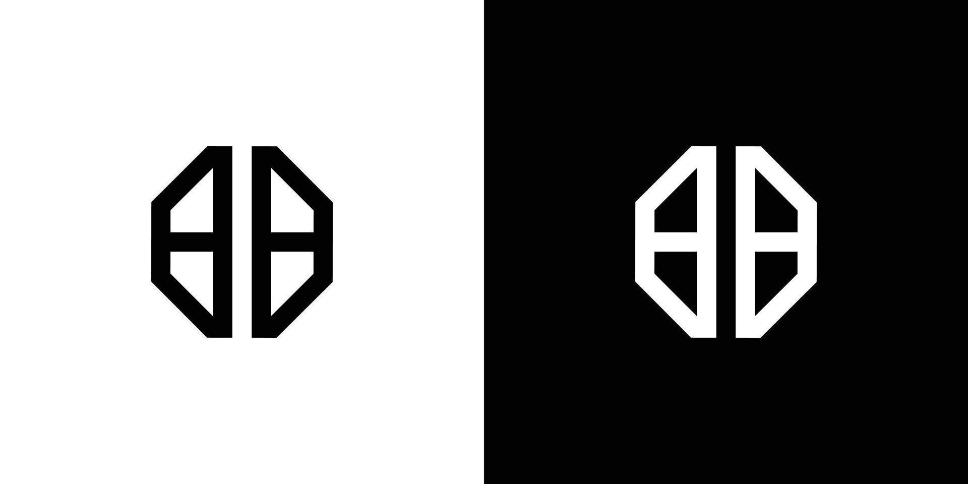 création de logo moderne et unique avec les initiales du numéro 88 vecteur