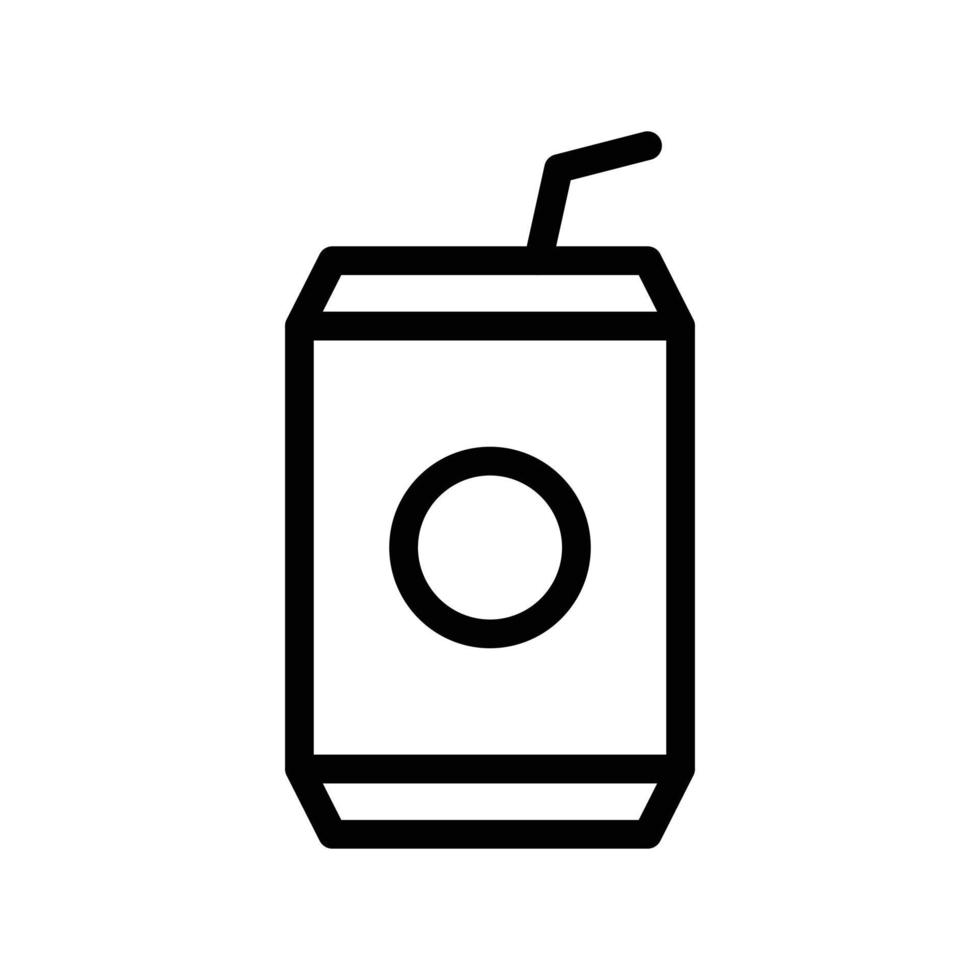boisson peut illustration vectorielle sur un fond. symboles de qualité premium. icônes vectorielles pour le concept et la conception graphique. vecteur