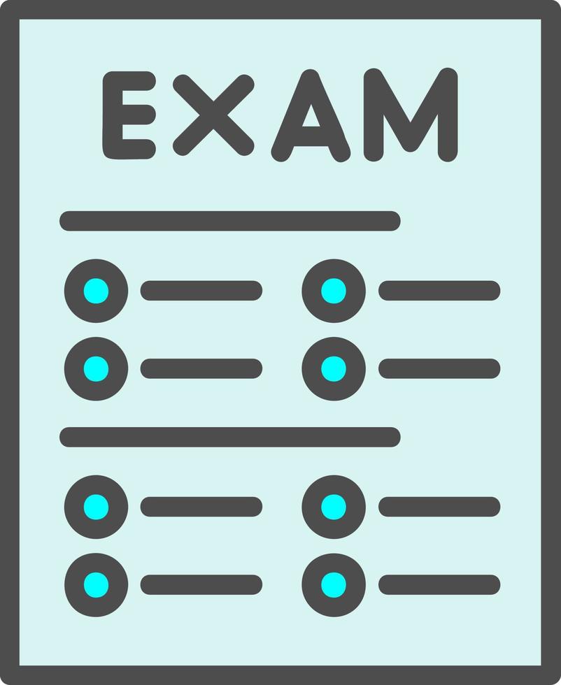 icône de vecteur d'examen