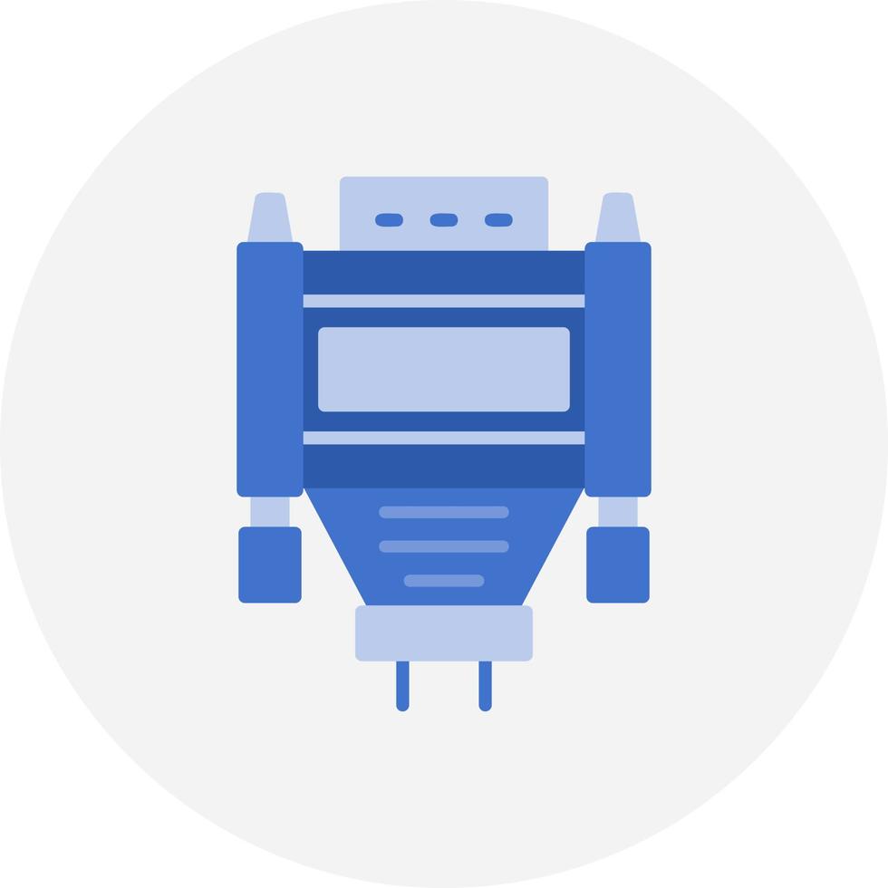 conception d'icône créative de câble vga vecteur