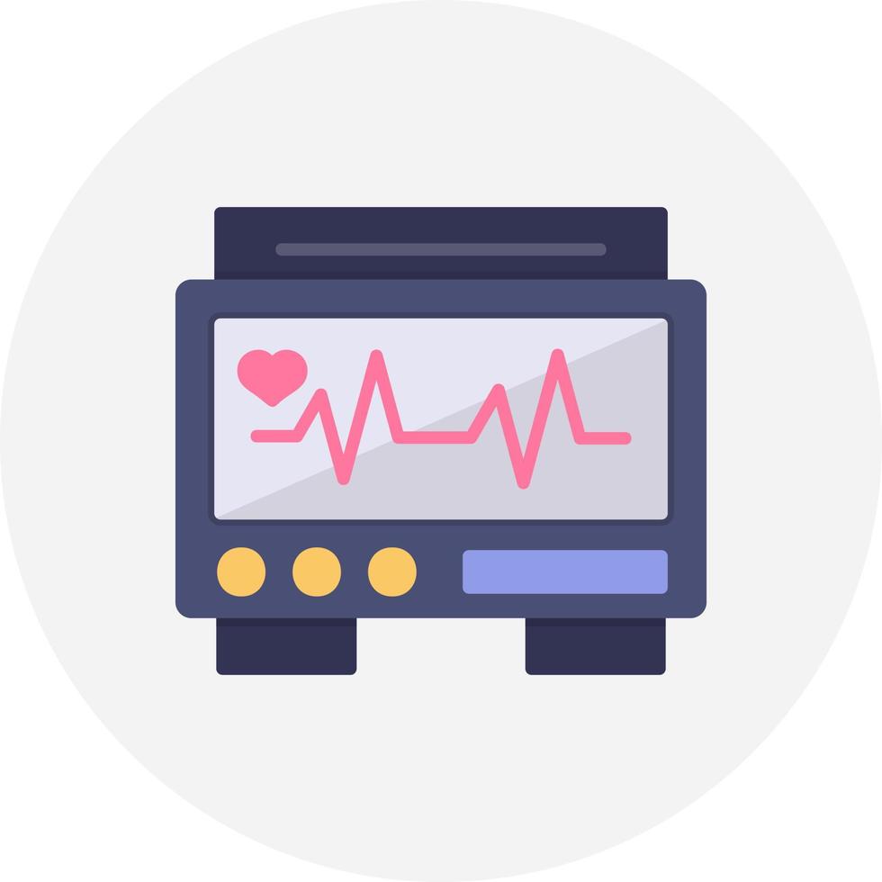 conception d'icône créative moniteur ekg vecteur