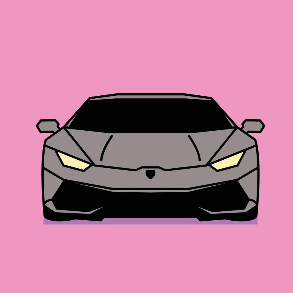 vecteur plat de dessin animé de voiture