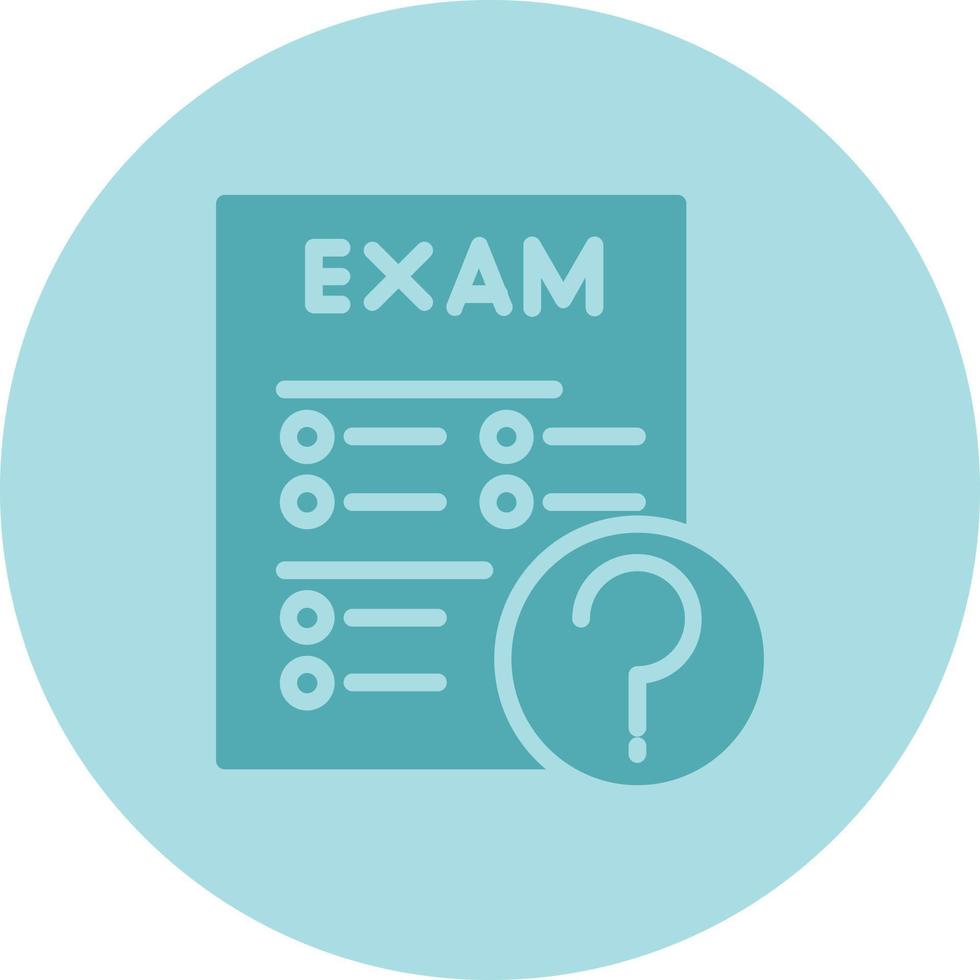 icône de vecteur d'examen