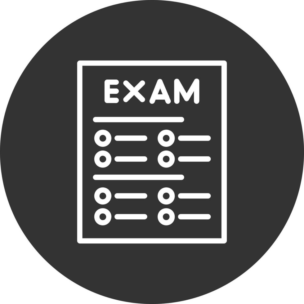 icône de vecteur d'examen