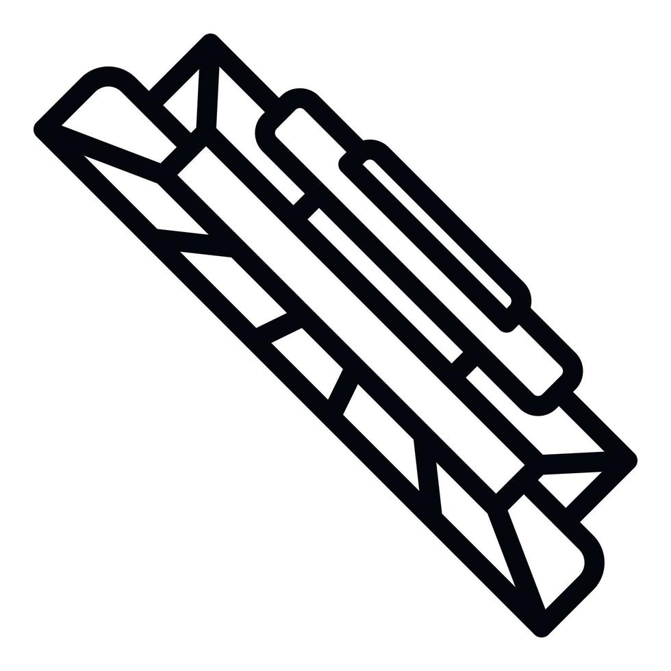 icône de cartouche, style de contour vecteur