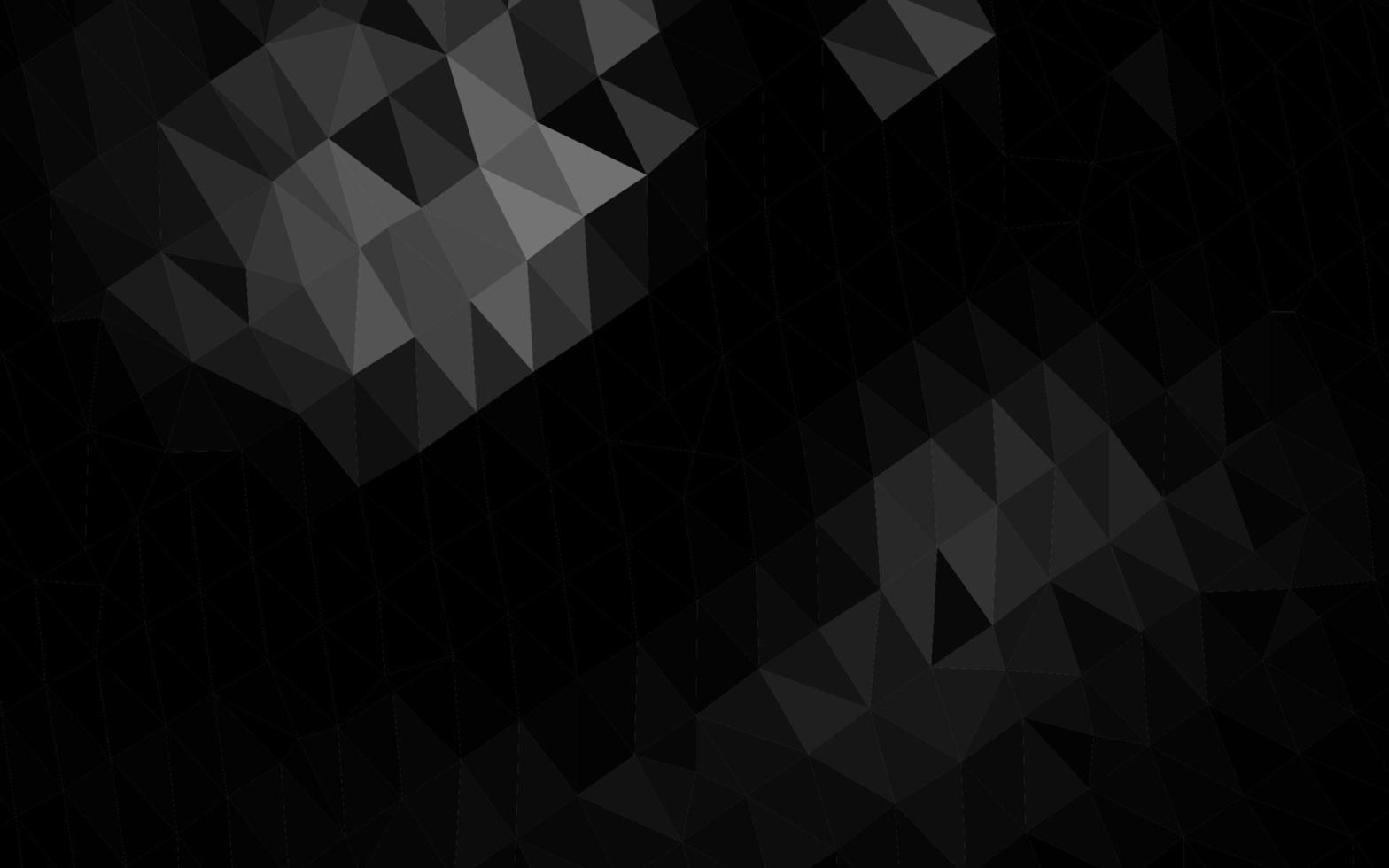 mise en page low poly vecteur noir foncé.