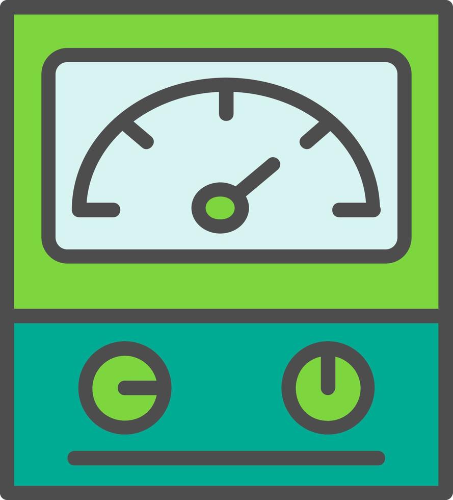 icône de vecteur d'ampèremètre