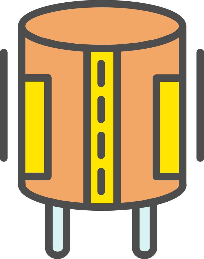 icône de vecteur de condensateur