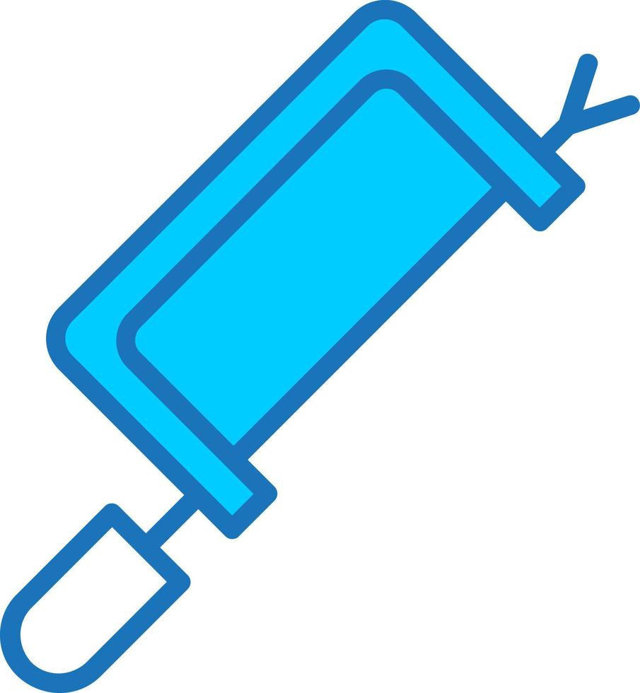 icône de vecteur de scie à métaux