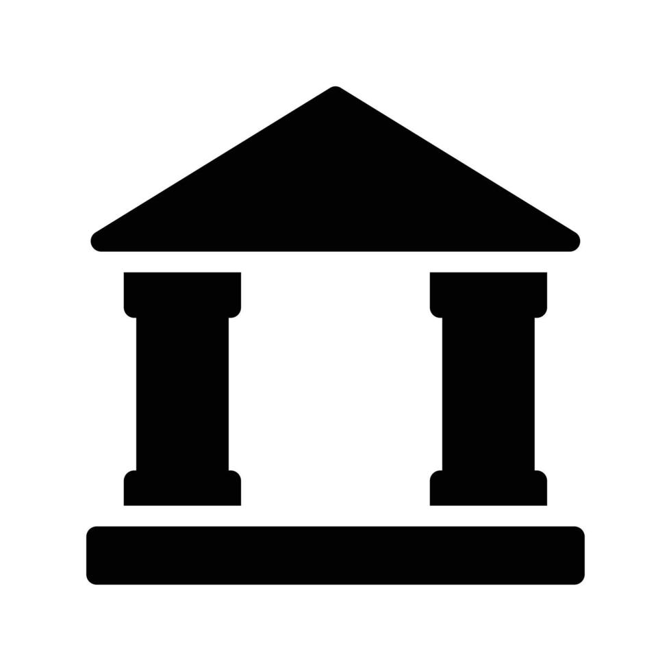 illustration vectorielle de banque sur un fond. symboles de qualité premium. icônes vectorielles pour le concept et la conception graphique. vecteur
