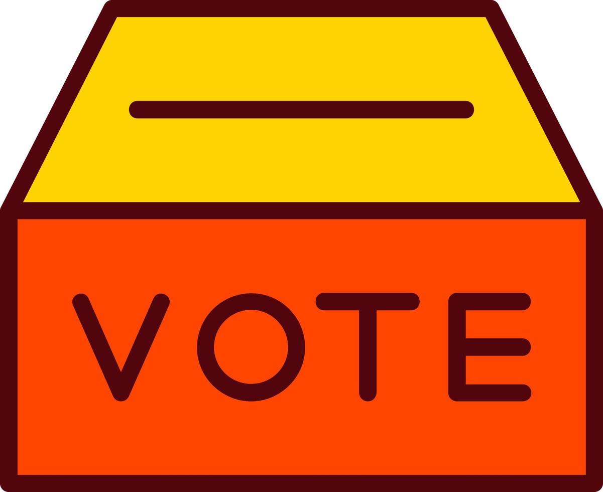 icône de vecteur de cabine de vote