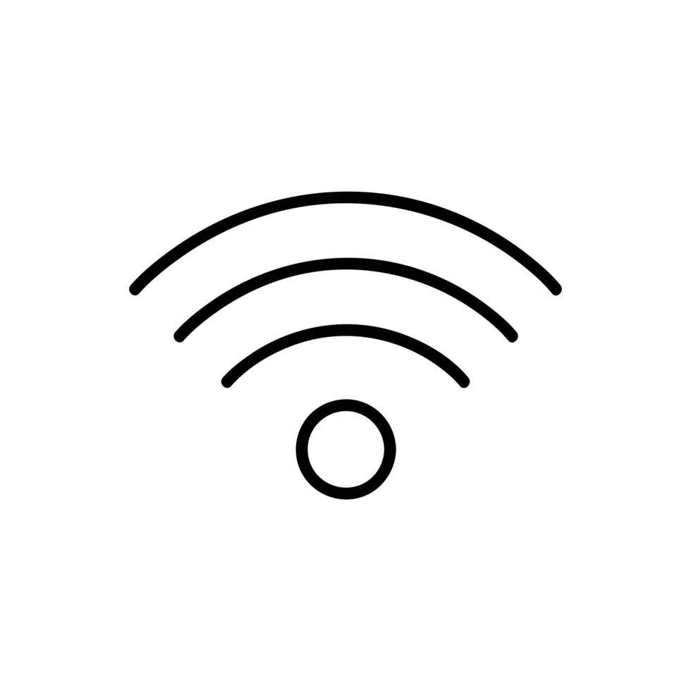 icône de vecteur wi-fi, signe, symbole.