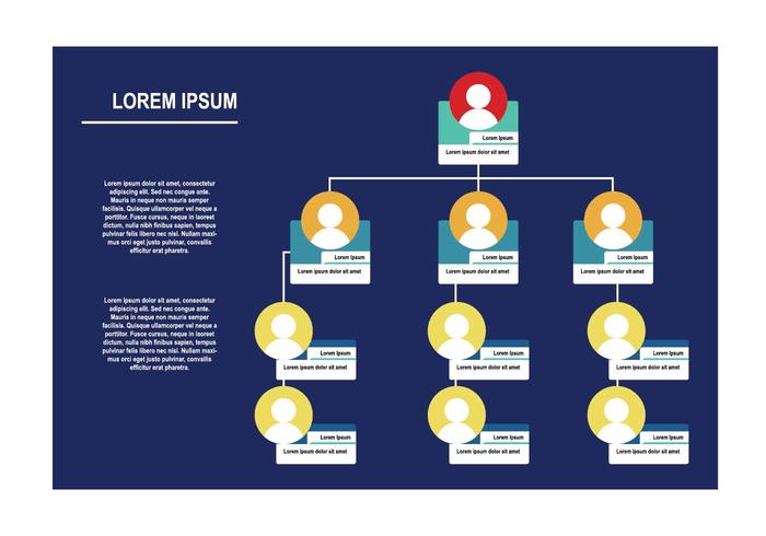 Vector Organigramme gratuit