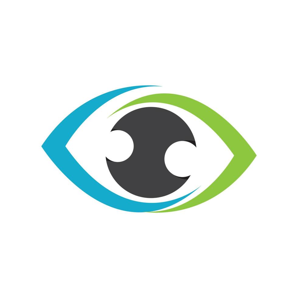 création de logo vectoriel de soins oculaires