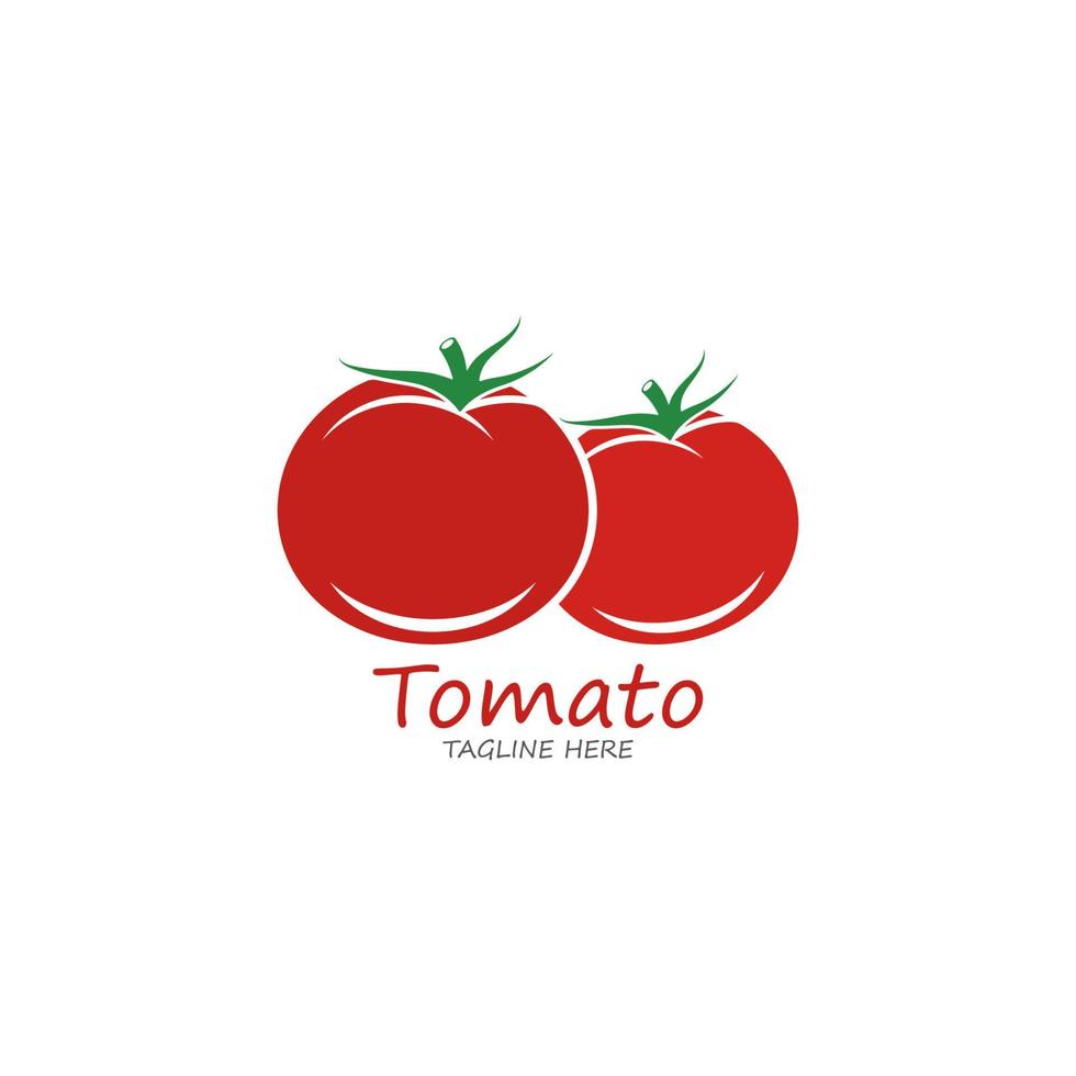 icône de vecteur de logo de tomate