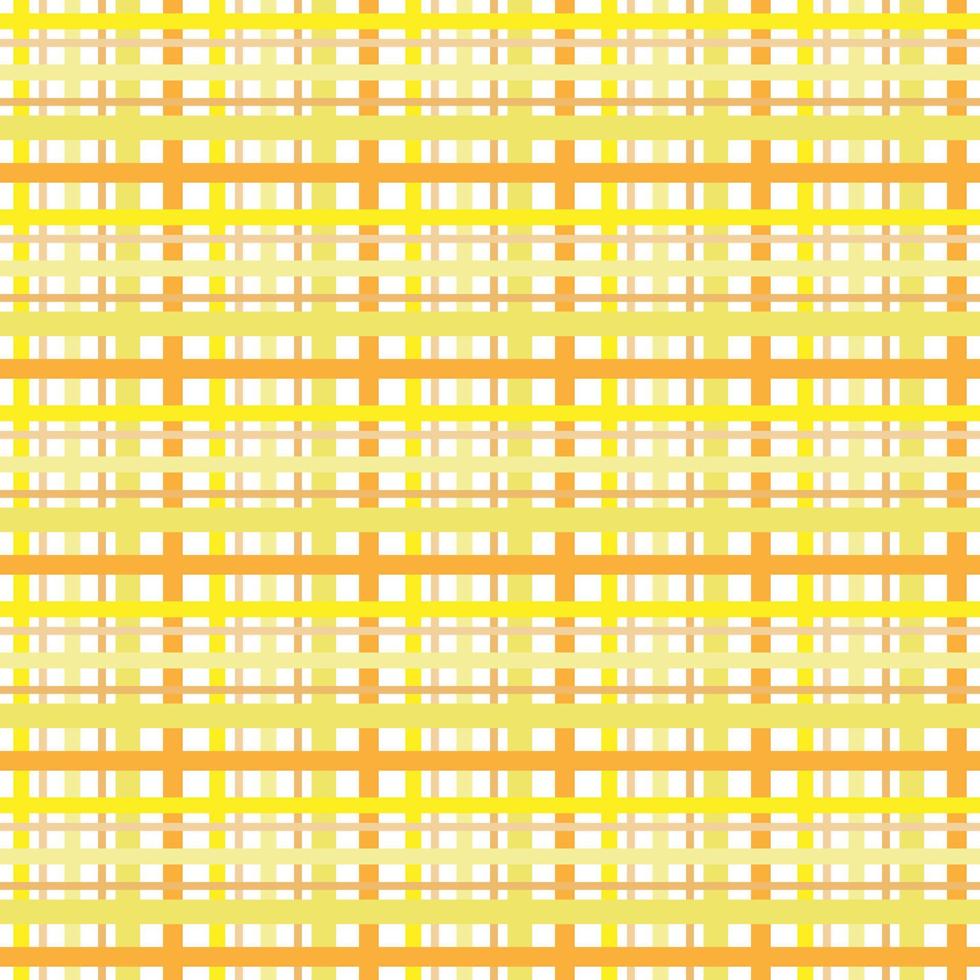 Tissu à carreaux tartan écossais ligne jaune orange motifs sans couture. motif géométrique style vintage rétro moderne. tissu madras motif vecteur d'impression folklorique minimal. conception pour le textile de vêtements de toile de fond.