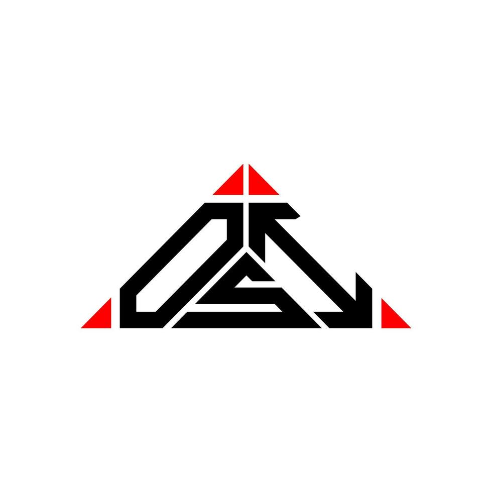 création de logo lettre osi avec graphique vectoriel, logo osi simple et moderne. vecteur