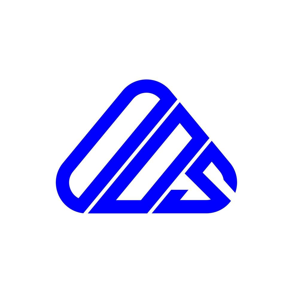 création de logo de lettre oos avec graphique vectoriel, logo oos simple et moderne. vecteur
