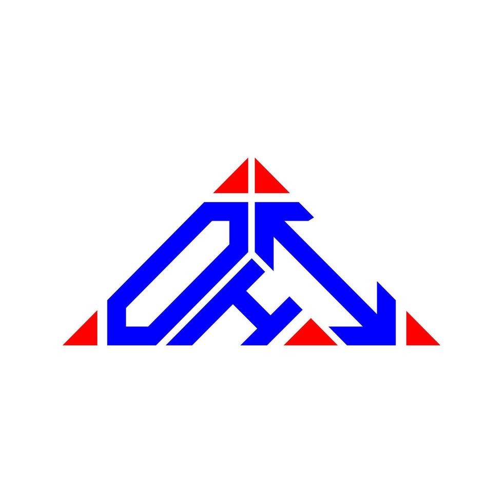 création de logo de lettre ohi avec graphique vectoriel, logo ohi simple et moderne. vecteur