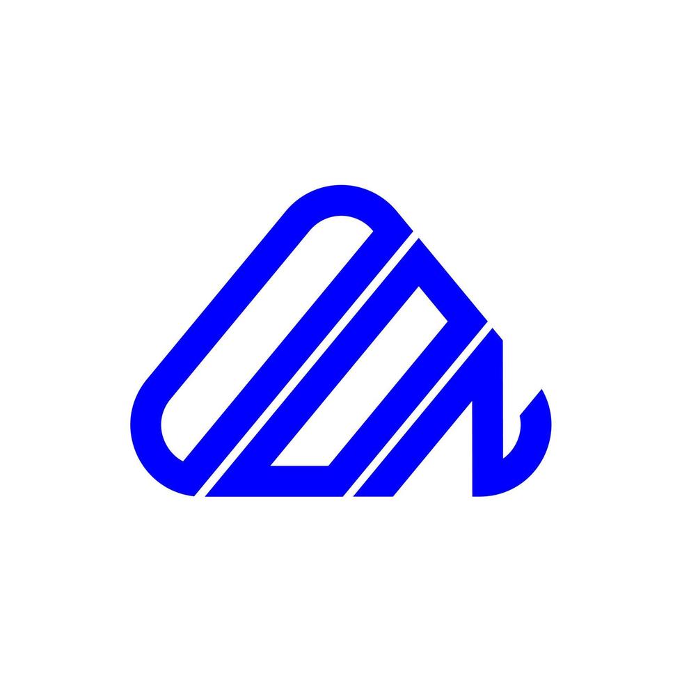 création de logo de lettre oon avec graphique vectoriel, logo oon simple et moderne. vecteur