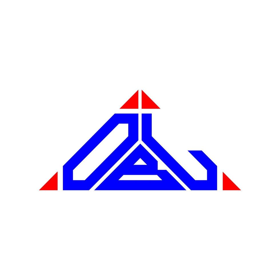création de logo de lettre obl avec graphique vectoriel, logo obl simple et moderne. vecteur