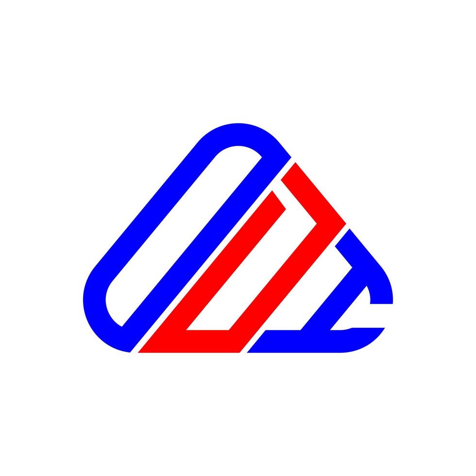 conception créative du logo de la lettre odi avec graphique vectoriel, logo odi simple et moderne. vecteur