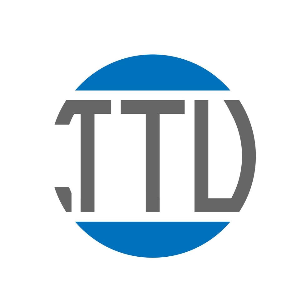 création de logo de lettre ttv sur fond blanc. concept de logo de cercle d'initiales créatives ttv. conception de lettre ttv. vecteur