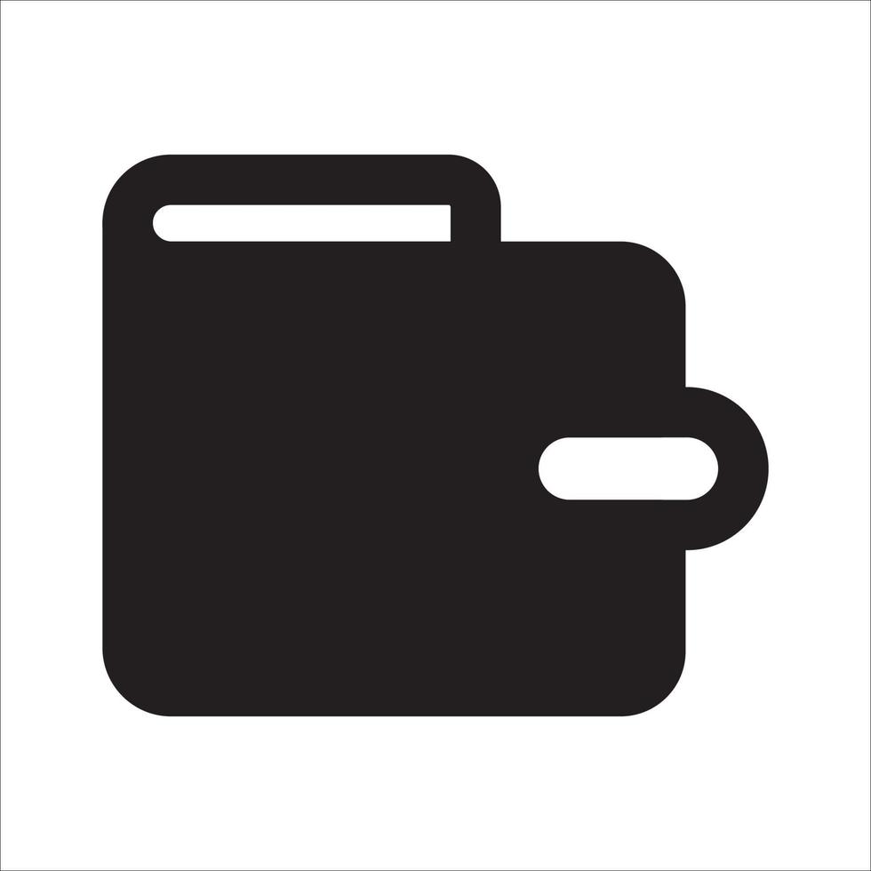 icône de paiement par portefeuille électronique vecteur