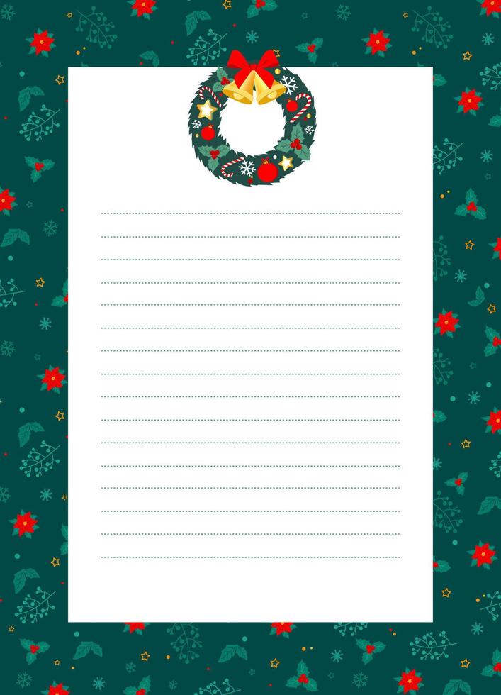 modèle de noël et du nouvel an pour cartes de voeux ou notes vecteur