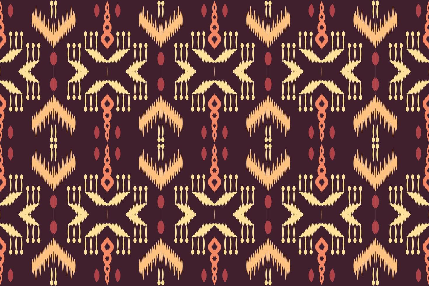 ikat tissu tribal afrique bornéo scandinave batik bohème texture numérique vecteur conception pour impression saree kurti tissu brosse symboles échantillons