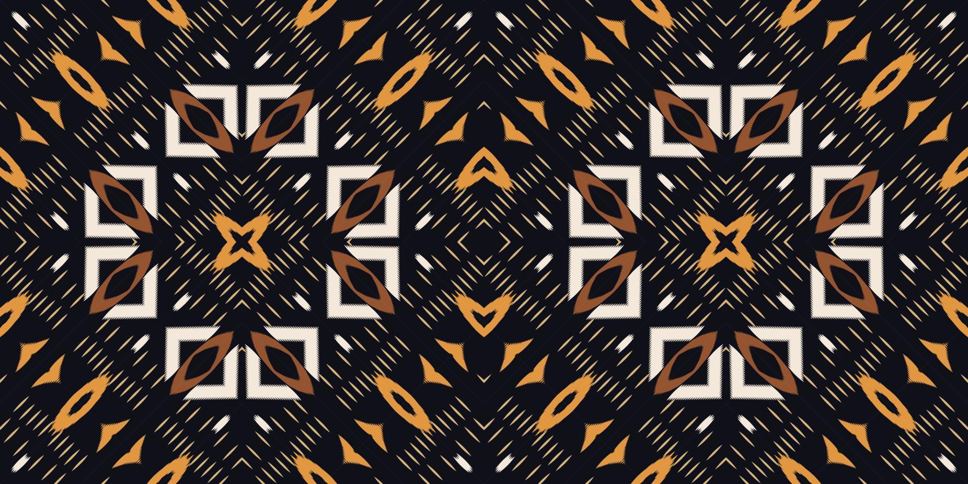 ikat conçoit un motif sans couture d'arrière-plans tribaux. ethnique géométrique batik ikkat numérique vecteur conception textile pour impressions tissu sari mughal brosse symbole andains texture kurti kurtis kurtas