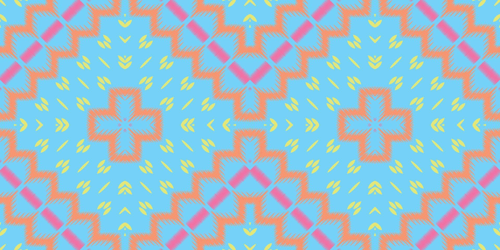 batik textile motif ikat aztèque modèle sans couture conception de vecteur numérique pour impression saree kurti borneo tissu frontière brosse symboles échantillons coton