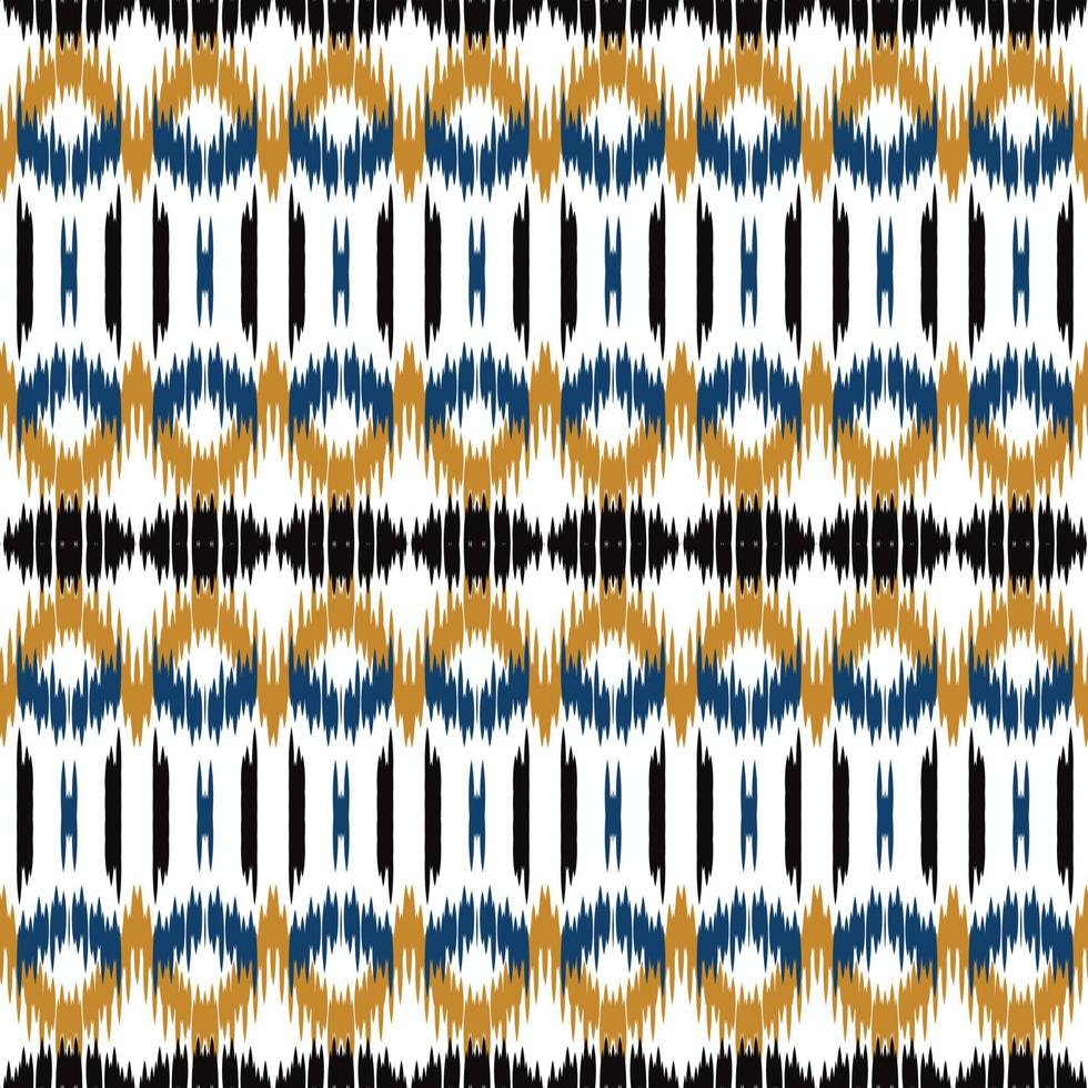 ikat conçoit un motif harmonieux abstrait tribal. ethnique géométrique batik ikkat numérique vecteur conception textile pour impressions tissu sari mughal brosse symbole andains texture kurti kurtis kurtas