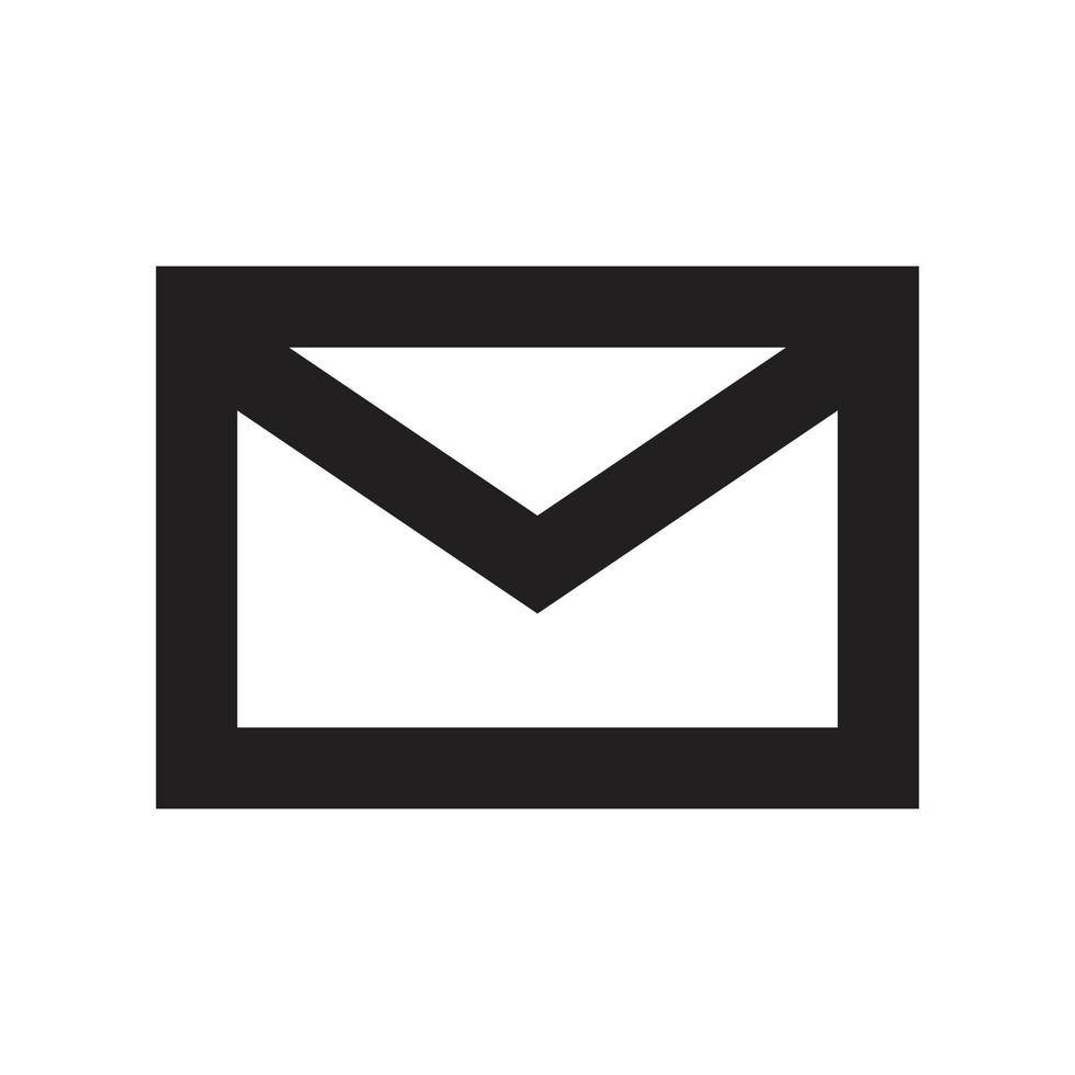 icône de courrier, icône d'enveloppe vecteur