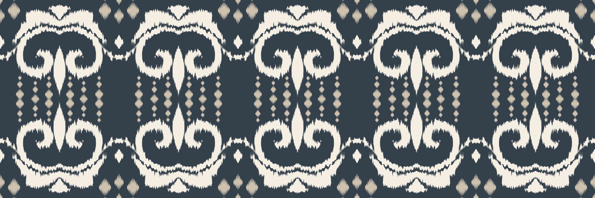 modèle sans couture de chevron tribal floral ikat. ethnique géométrique batik ikkat numérique vecteur conception textile pour impressions tissu sari mughal brosse symbole andains texture kurti kurtis kurtas