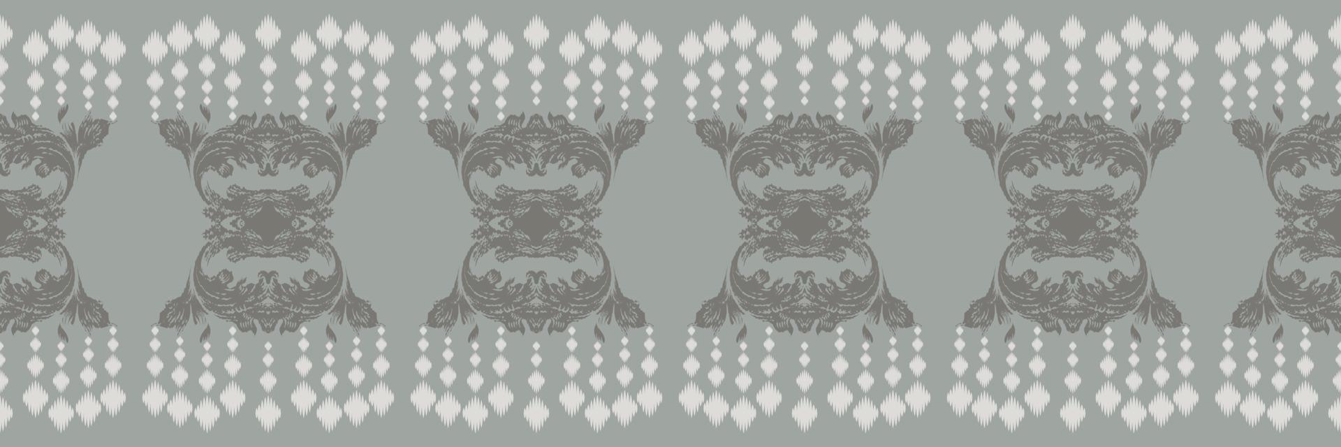batik textile ethnique ikat triangle modèle sans couture numérique vecteur conception pour impression saree kurti borneo tissu frontière brosse symboles échantillons élégant