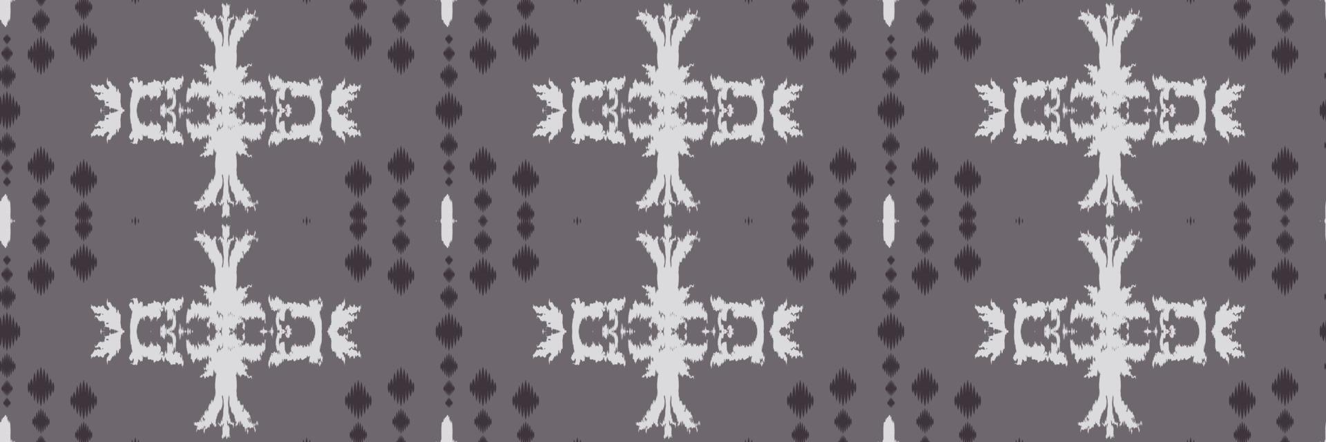 batik textile ikkat ou ikat motif floral sans couture conception de vecteur numérique pour impression saree kurti borneo tissu frontière brosse symboles échantillons coton