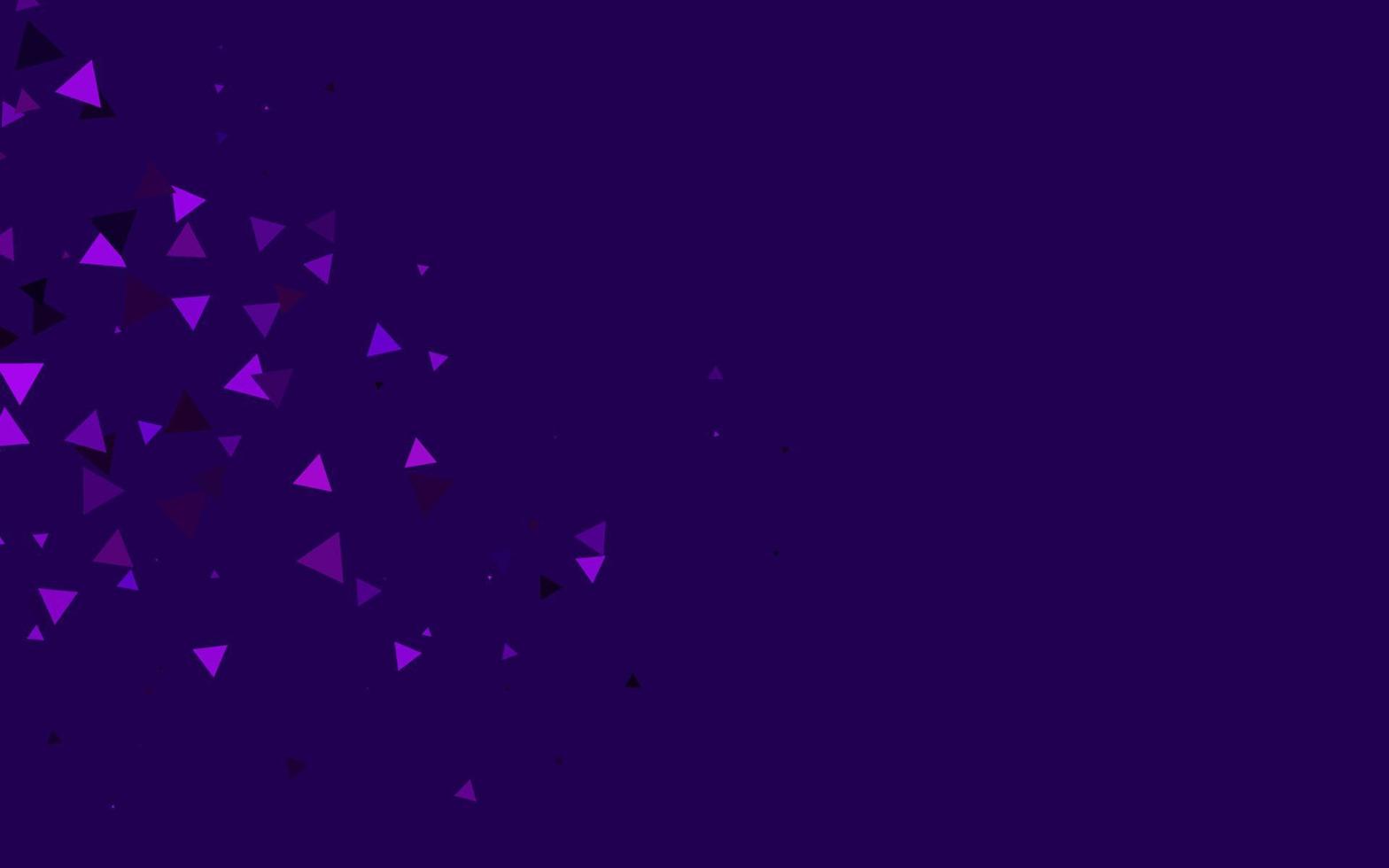 fond de vecteur violet clair avec des triangles.