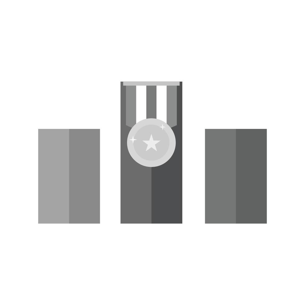 icône de classement plat en niveaux de gris vecteur