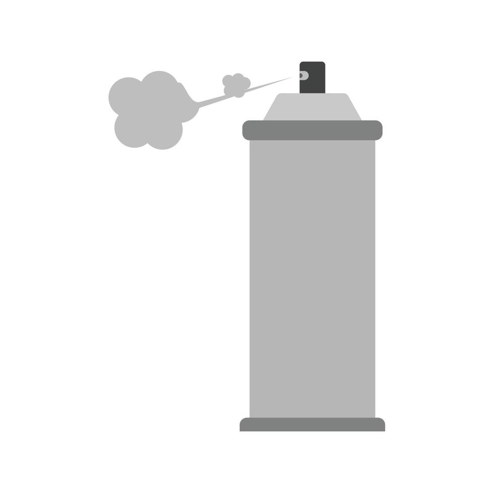 icône de pulvérisation plat en niveaux de gris vecteur